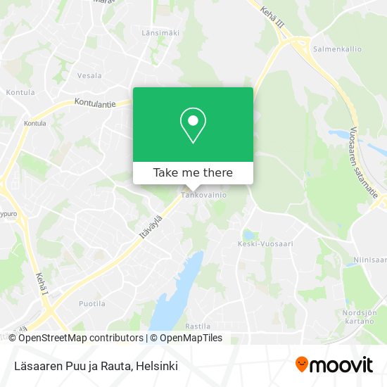 Läsaaren Puu ja Rauta map