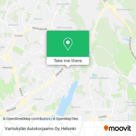 Vartiokylän Autokorjaamo Oy map