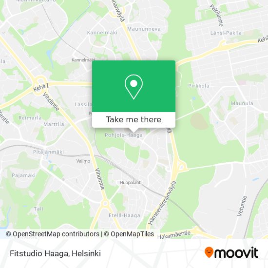 Fitstudio Haaga map