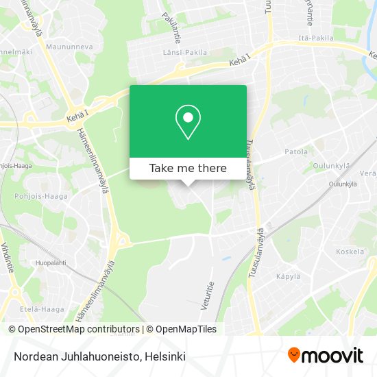Nordean Juhlahuoneisto map