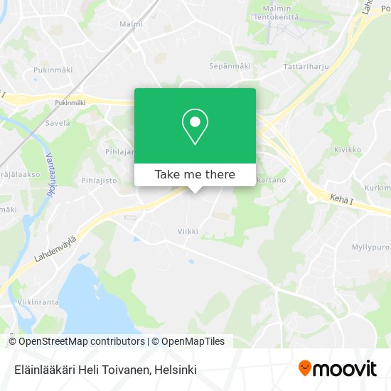 Eläinlääkäri Heli Toivanen map