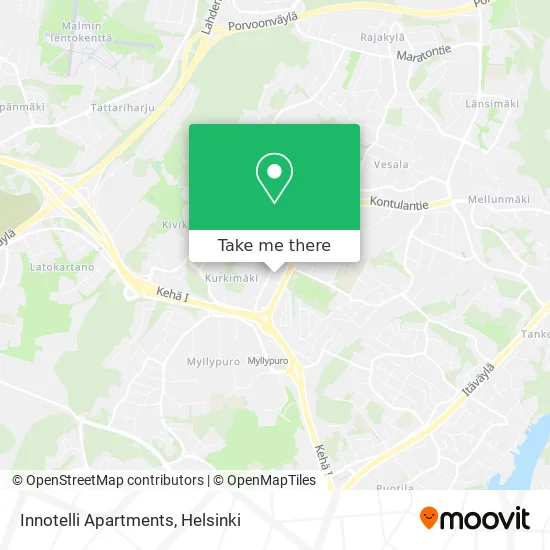 Innotelli Apartments map