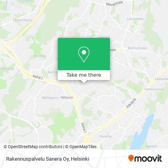 Rakennuspalvelu Sanera Oy map