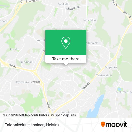 Talopalvelut Hänninen map