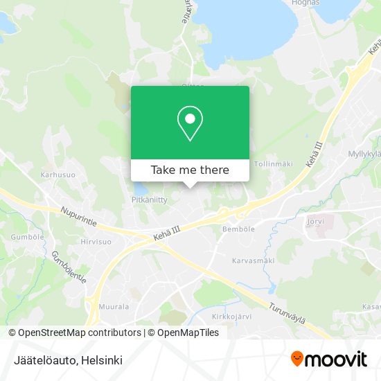 Jäätelöauto map
