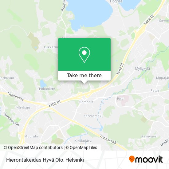 Hierontakeidas Hyvä Olo map