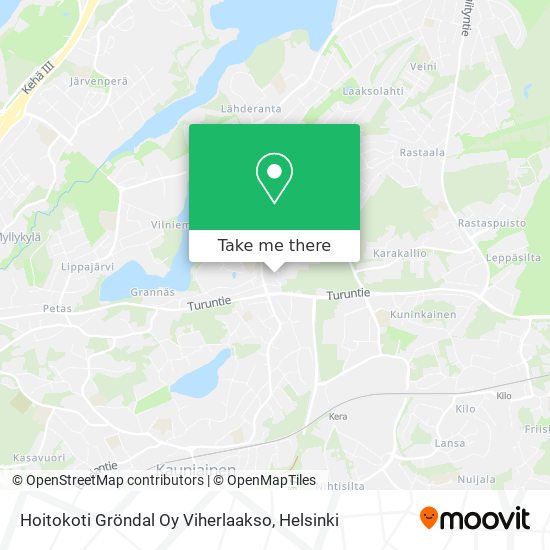 Hoitokoti Gröndal Oy Viherlaakso map