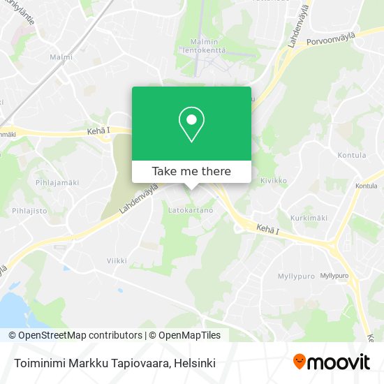 Toiminimi Markku Tapiovaara map