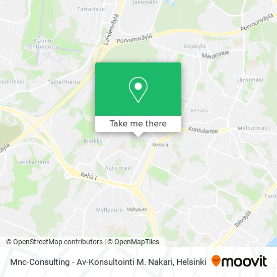 Mnc-Consulting - Av-Konsultointi M. Nakari map