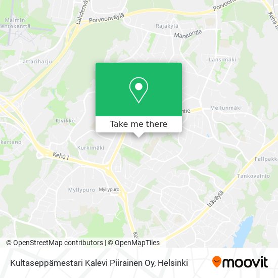 Kultaseppämestari Kalevi Piirainen Oy map