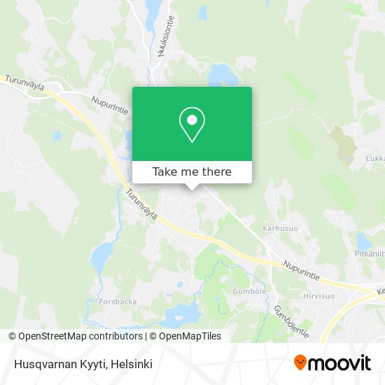 Husqvarnan Kyyti map