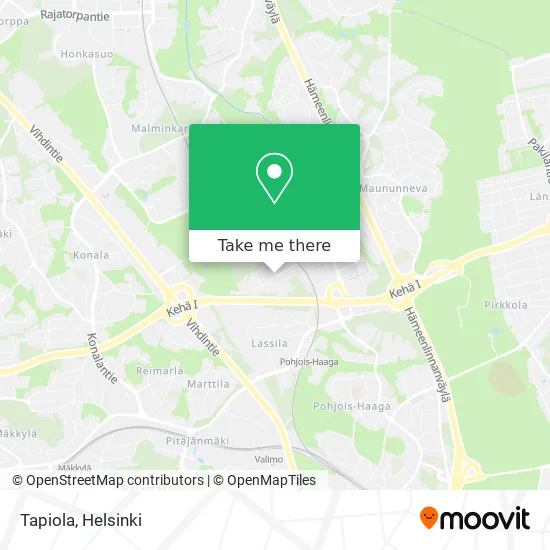 Tapiola map