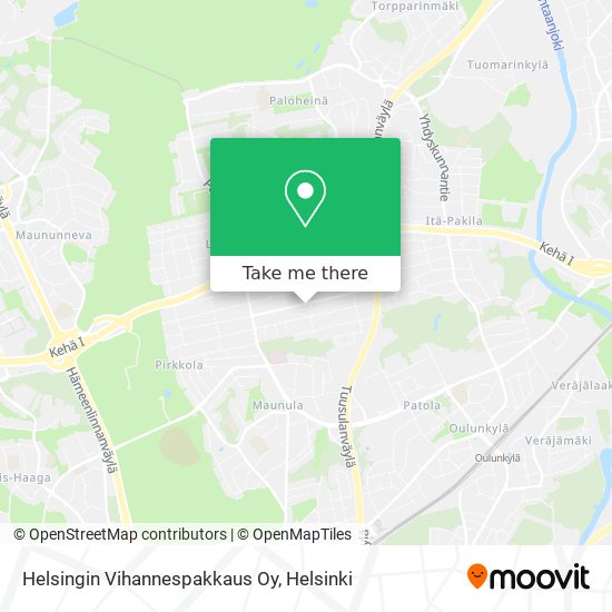 Helsingin Vihannespakkaus Oy map