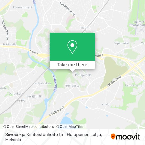 Siivous- ja Kiinteistönhoito tmi Holopainen Lahja map