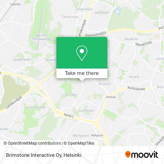 Brimstone Interactive Oy map