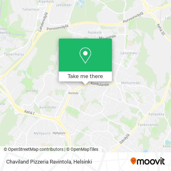 Chaviland Pizzeria Ravintola map