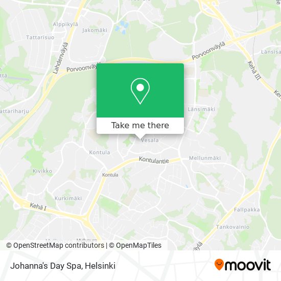 Johanna's Day Spa map