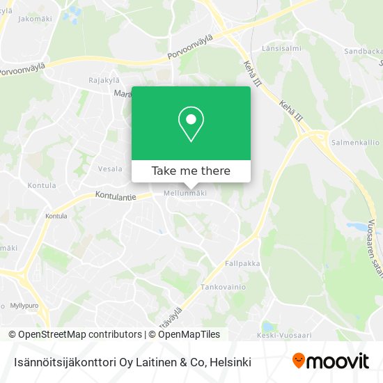 Isännöitsijäkonttori Oy Laitinen & Co map