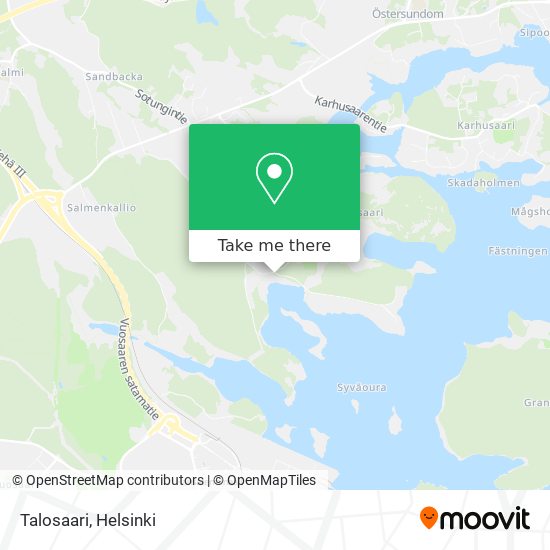 Talosaari map