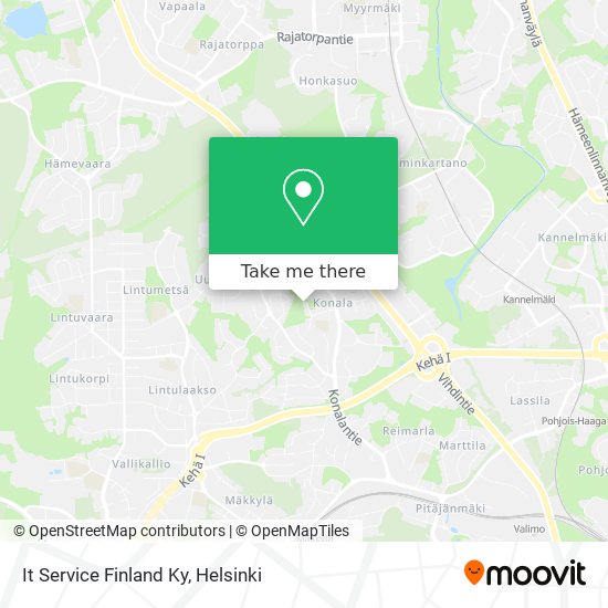 It Service Finland Ky map