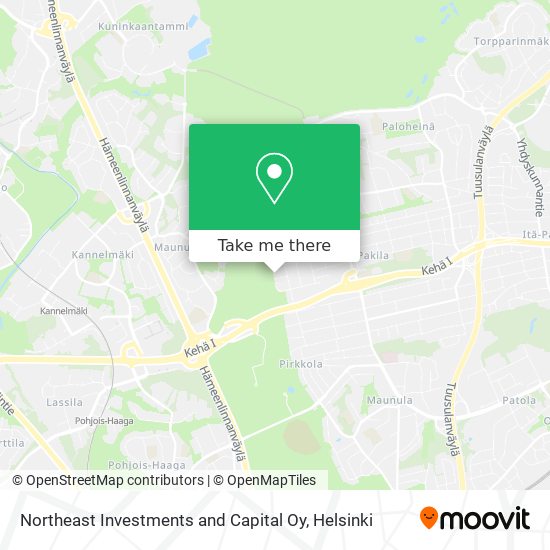 Northeast Investments and Capital Oy map