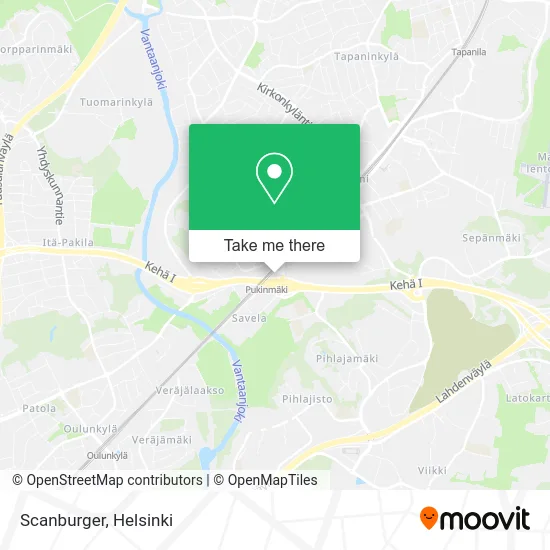 Scanburger map