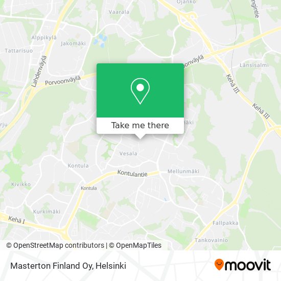 Masterton Finland Oy map