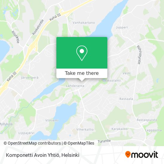 Komponetti Avoin Yhtiö map