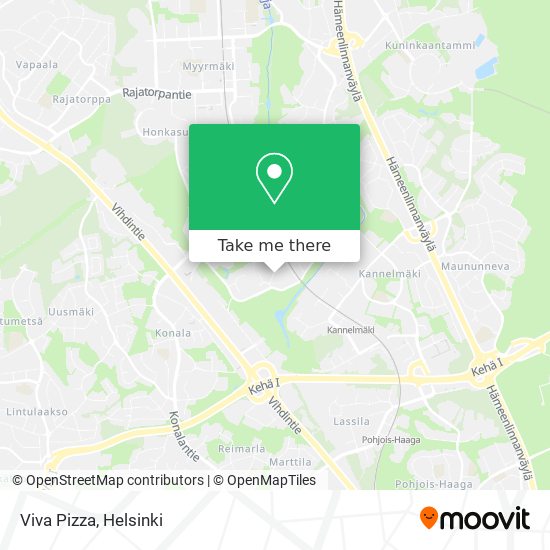 Viva Pizza map