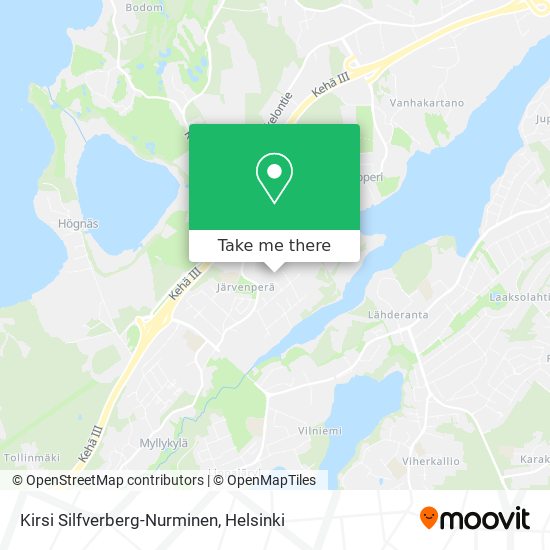 Kirsi Silfverberg-Nurminen map