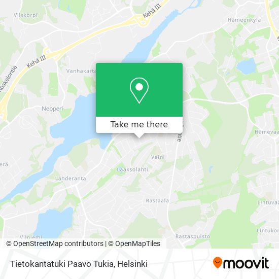 Tietokantatuki Paavo Tukia map