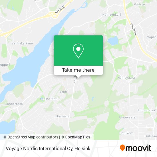 Voyage Nordic International Oy map