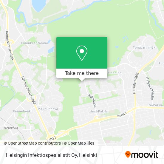 Helsingin Infektiospesialistit Oy map