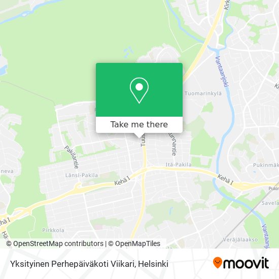 Yksityinen Perhepäiväkoti Viikari map