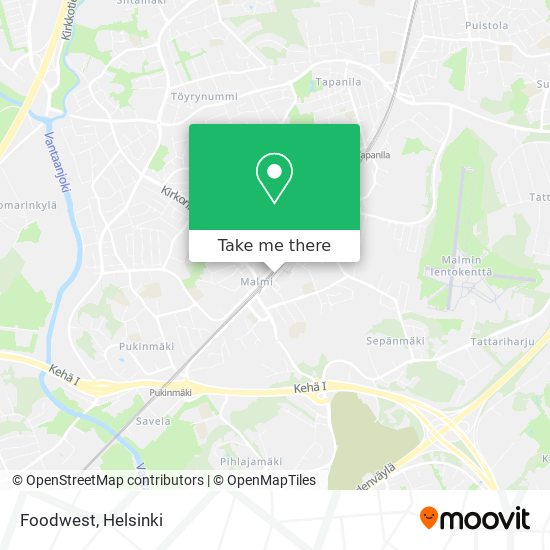 Foodwest map