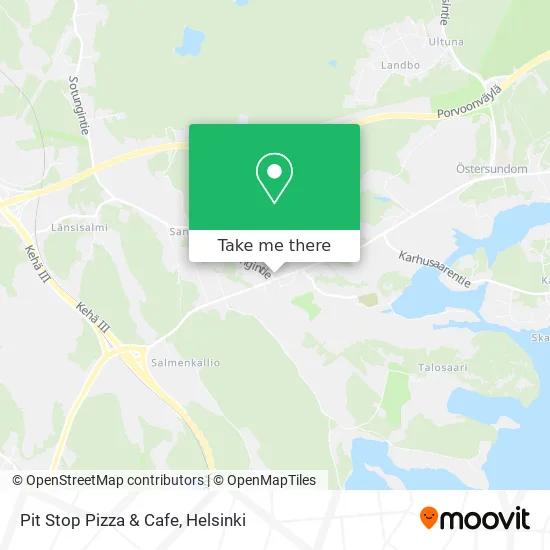 Pit Stop Pizza & Cafe map
