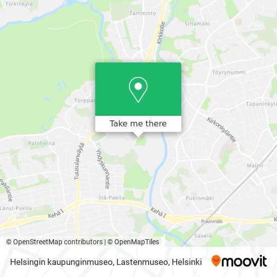 Helsingin kaupunginmuseo, Lastenmuseo map