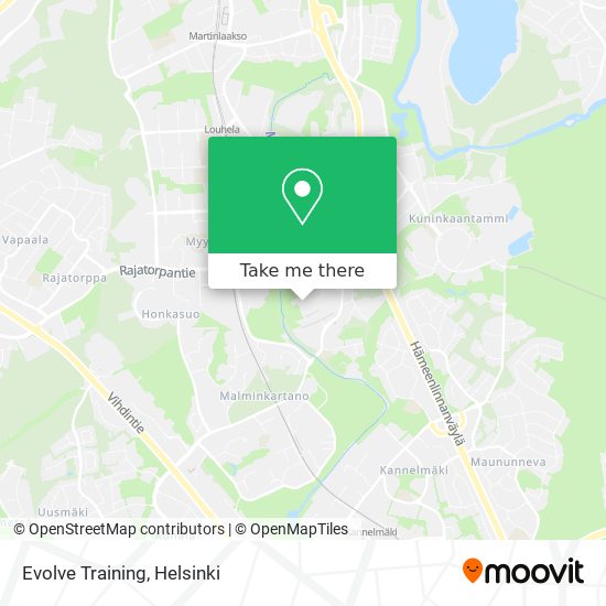 Evolve Training map