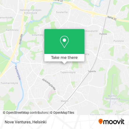 Nove Ventures map