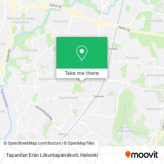 Tapanilan Erän Liikuntapäiväkoti map