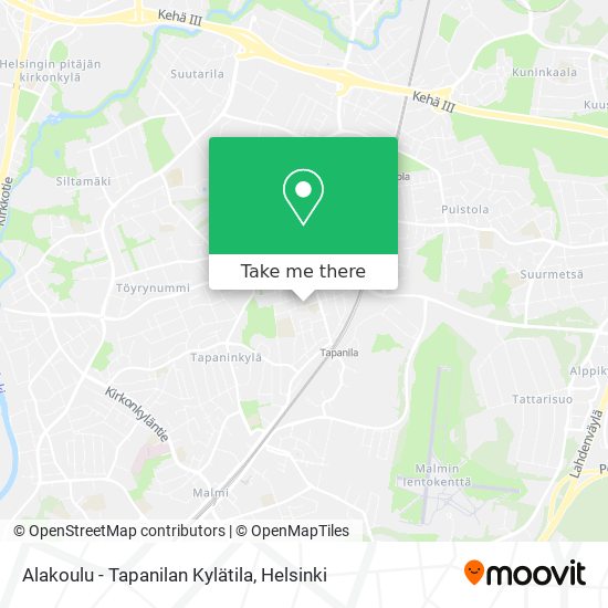 Alakoulu - Tapanilan Kylätila map