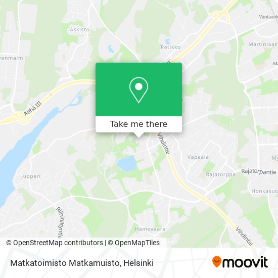 Matkatoimisto Matkamuisto map