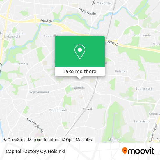 Capital Factory Oy map