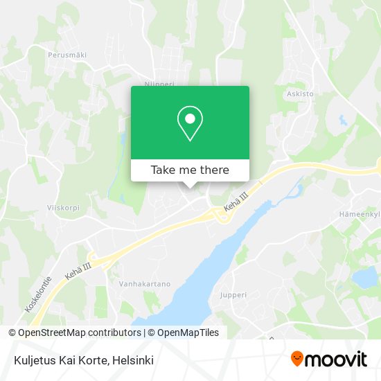 Kuljetus Kai Korte map