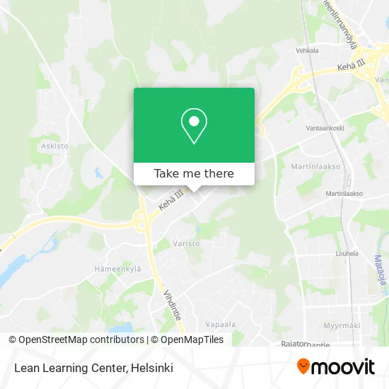 Lean Learning Center map