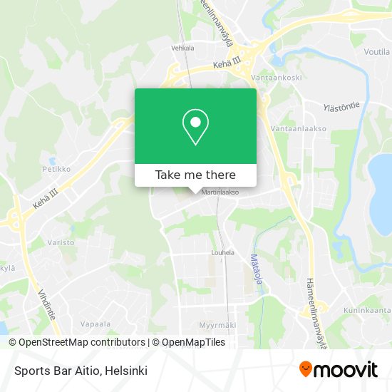 Sports Bar Aitio map