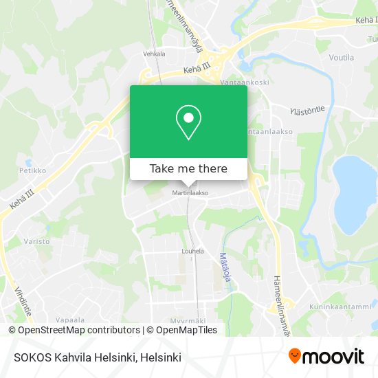 SOKOS Kahvila Helsinki map