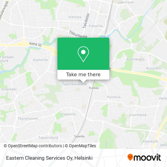 Eastern Cleaning Services Oy map