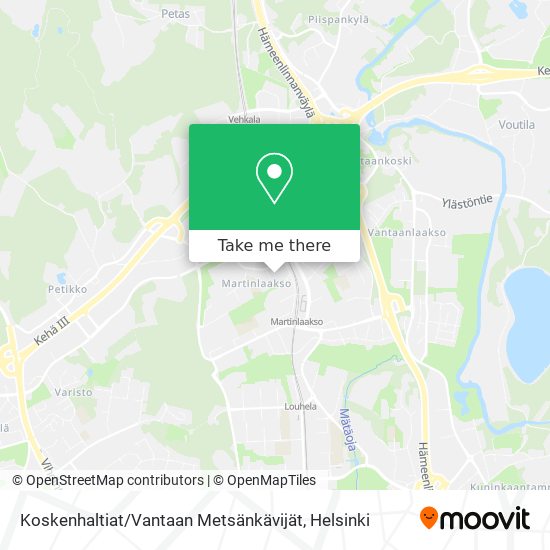 Koskenhaltiat / Vantaan Metsänkävijät map