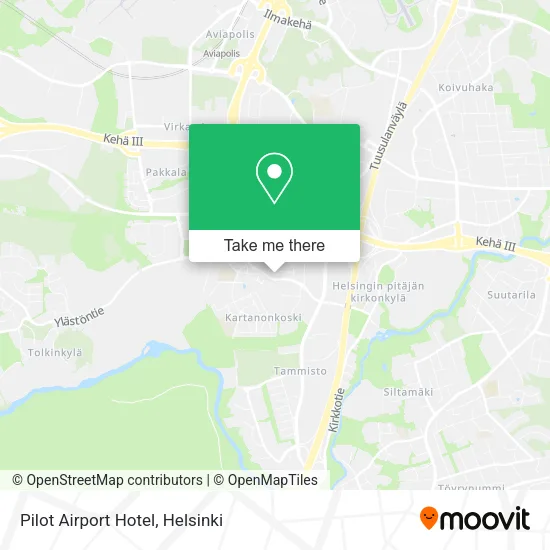 Pilot Airport Hotel map